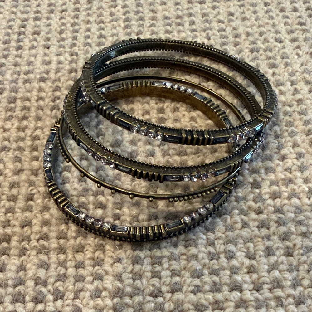 Stack of bracelets